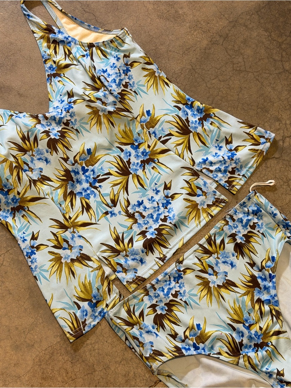 Y2K Surfer Girl Tankini Set